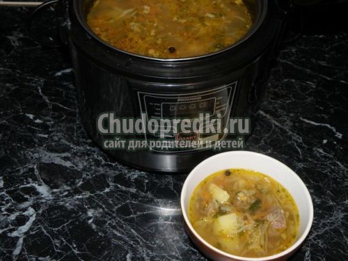 Щи из свежей капусты