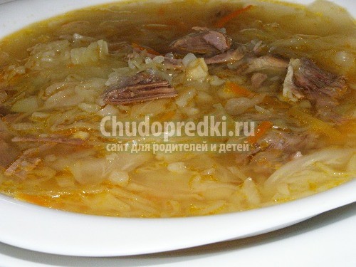 Щи из свежей капусты