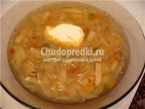 Щи из свежей капусты