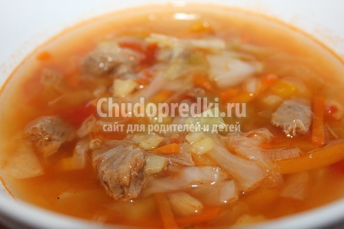 Щи из свежей капусты