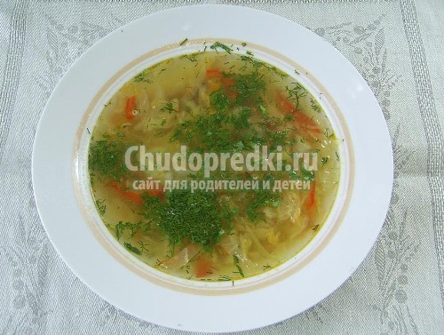 Щи из свежей капусты