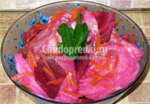 Капуста маринованная на зиму