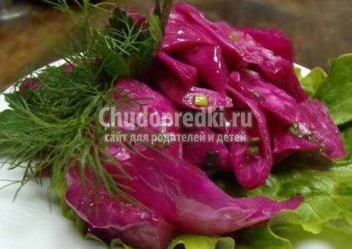 Капуста маринованная на зиму