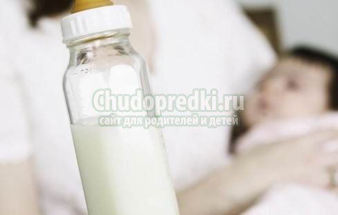 Меню малыша-искусственника.