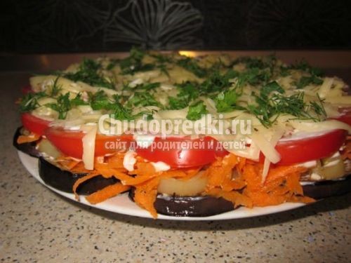 Салат с корейской морковкой