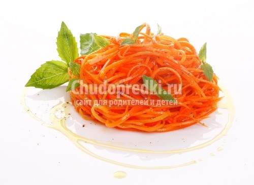 Салат с корейской морковкой