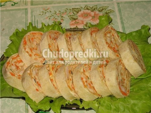 Салат с корейской морковкой