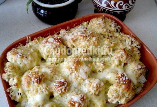Цветная капуста с курицей