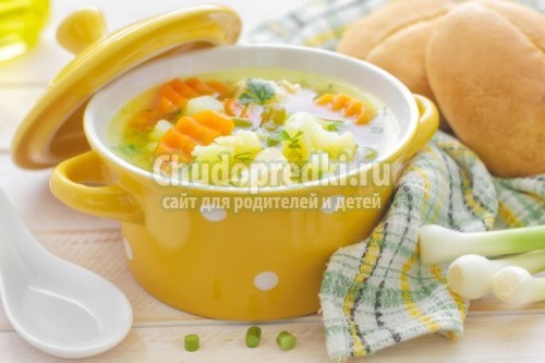 Цветная капуста с курицей