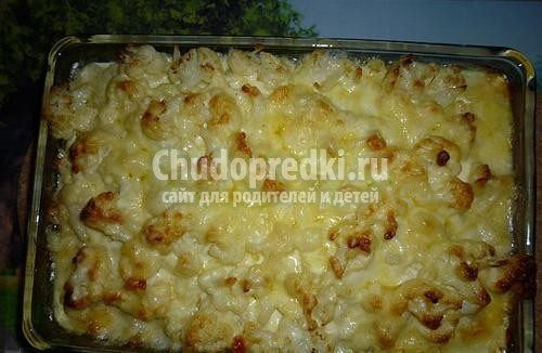 Цветная капуста с курицей