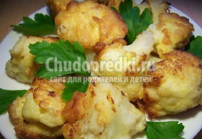 Цветная капуста с яйцом
