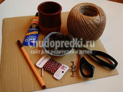 Кофейное сердце своими руками
