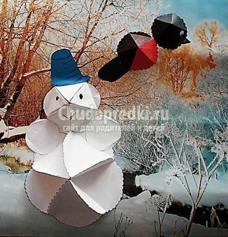 Аппликация из бумаги