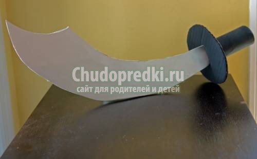 Как сделать из бумаги меч