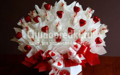 Букеты из конфет своими руками