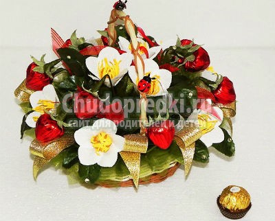Букеты из конфет своими руками