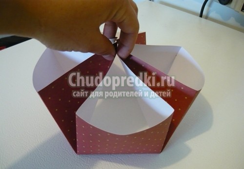 как сделать из бумаги коробку