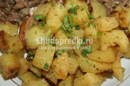 Курица с картошкой в мультиварке