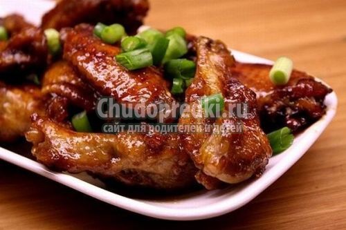 Жареная курица на сковороде