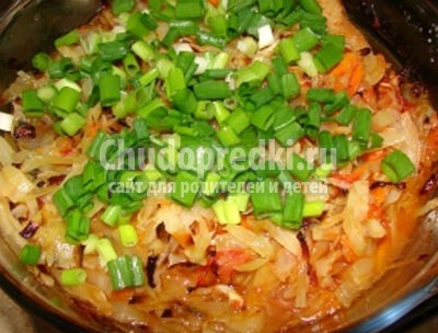 Курица с капустой. Лучшие рецепты