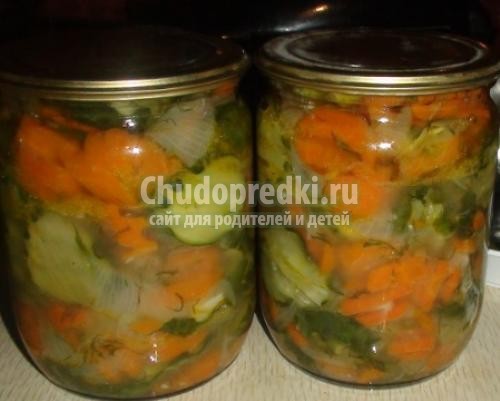 Салат на зиму из огурцов