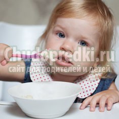 Особенности питания ребенка в 1 год