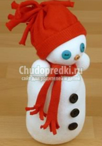 Из чего можно сделать снеговика