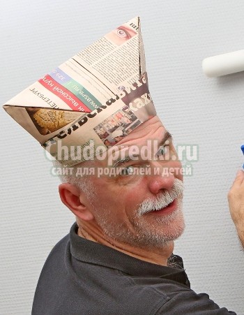 Как из бумаги сделать пилотку Как из бумаги сделать пилотку