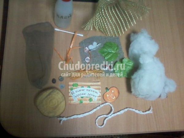 куклы из капрона своими руками. Домовой на удачу