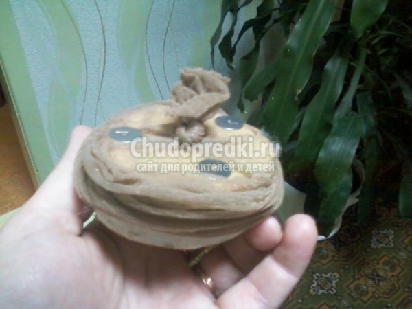 куклы из капрона своими руками. Домовой на удачу