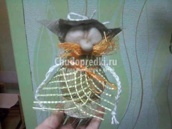 куклы из капрона своими руками. Домовой на удачу