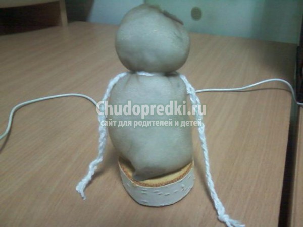куклы из капрона своими руками. Домовой на удачу