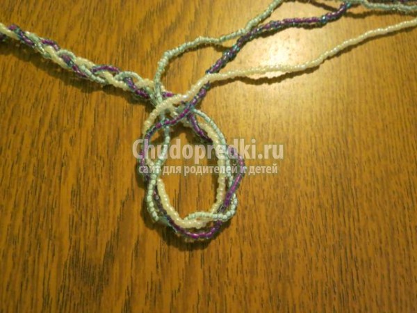 украшения из бисера в технике макраме