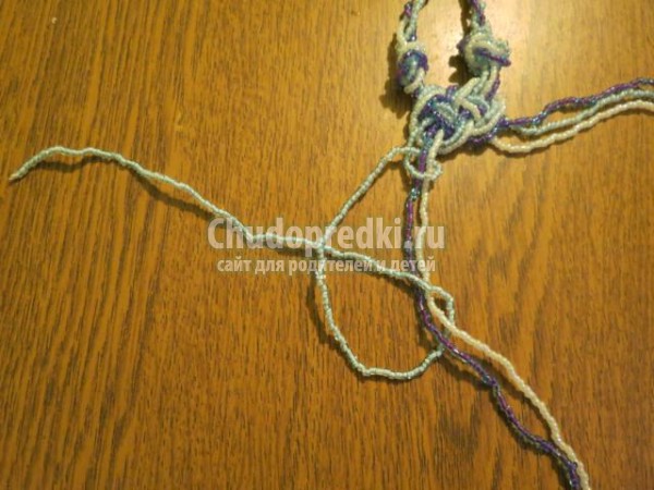 украшения из бисера в технике макраме