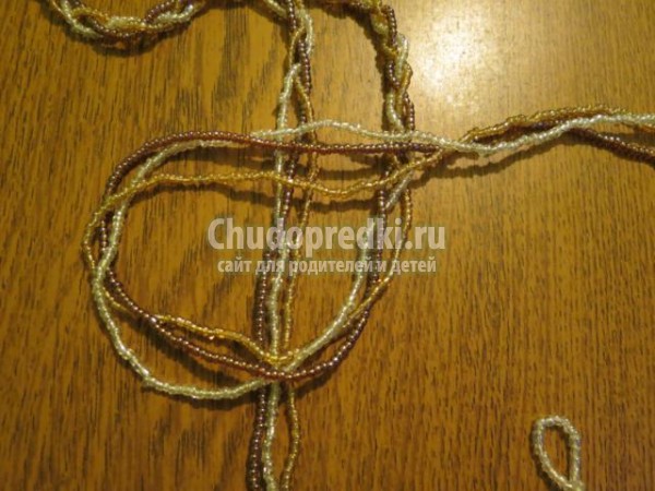 украшения из бисера в технике макраме