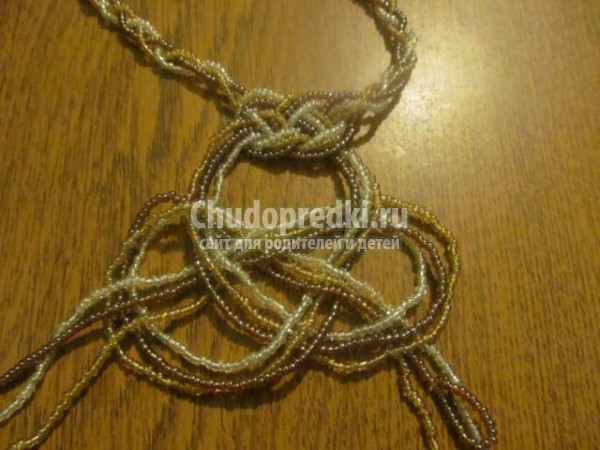 украшения из бисера в технике макраме