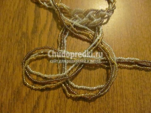 украшения из бисера в технике макраме