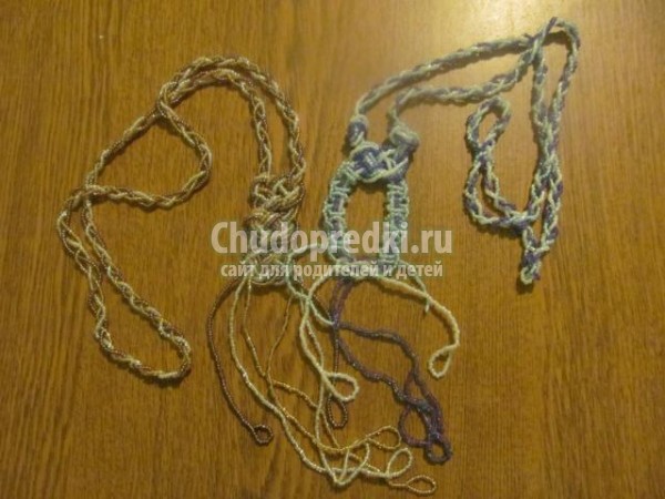 украшения из бисера в технике макраме