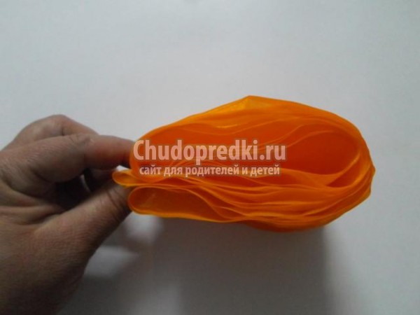 ободок для волос из капроновых лент. Цветочный Хоровод