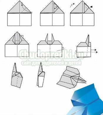 Как сделать истребитель из бумаги