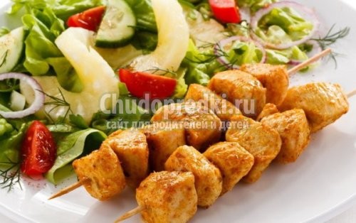 Шашлык из курицы