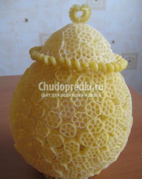 Поделки из макарон своими руками
