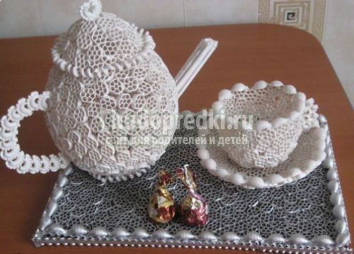 Поделки из макарон своими руками