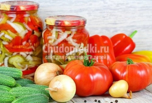 Салат на зиму из перца