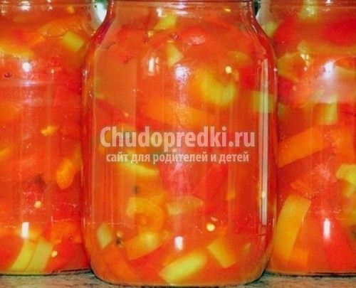 Салат на зиму из перца