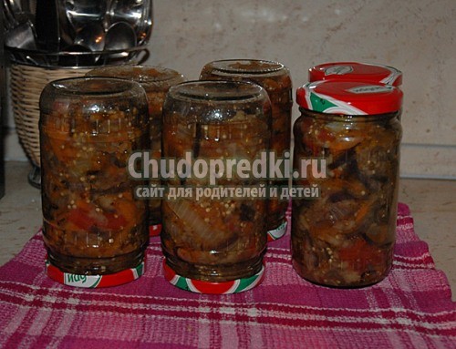 Салат из баклажанов на зиму