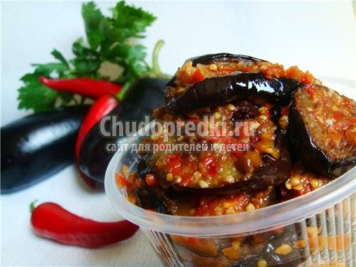 Салат из баклажанов на зиму