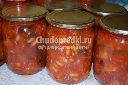 Салат из баклажанов на зиму