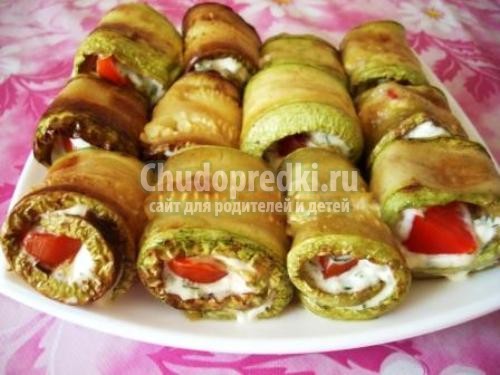 Тещин язык из кабачков