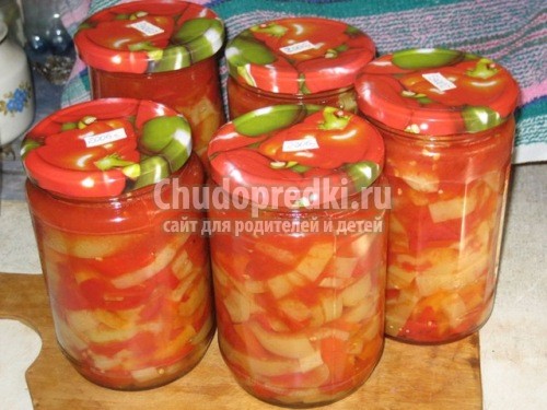 Тещин язык из кабачков